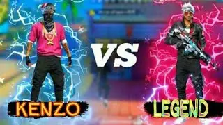 FREE FIRE GAME KENZO |VS| LEGEND 1V1 CUSTOM ROOM CARD CHALLENGE || LW 777 YT