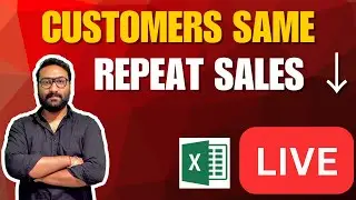 Customers Same But Repeat Sales Down ❌ | Churn Without Churn Table | Excel LIVE
