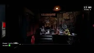 FNAF 1 nights 1-6 and 20/20/20/20 mode challenge gameplay