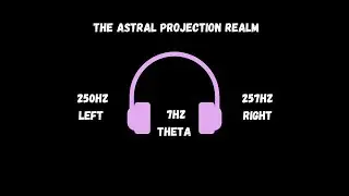 7 Hz Theta Binaural Beat - The Astral Projection Realm - Magnified Travel Experience