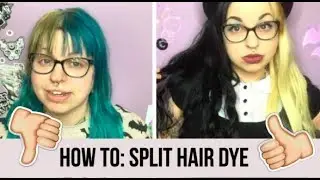 New Hair/How To: Split Hair Dye // Emily Boo