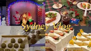 🇦🇺시드니 일상 브이로그 | 홈브런치 | 집에서 두쫀쿠 만들기 | 콜스 추천템 | 크리스마스 라이트 구경 🎄✨❤️