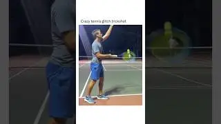 Craziest Tennis glitch 😳 (via @jakethejuice3) #shorts ￼