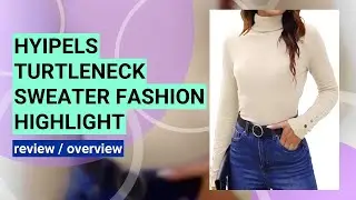 Review: Stylish & Cozy Turtleneck Sweater with Chic Metal Buttons