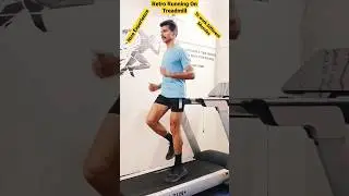 🏃Treadmill Retro Running🏃#shorts #reverse #running #to #work #different #group #of #muscles