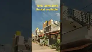 Rental houses available in gated community layout hosur
