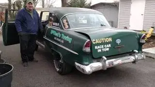 Freels racing 1955 Chevy gasser Irish hill-billy