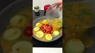 omelete de abobrinha f&aacute;cil e delicioso #food #divinasreceitas #almo&ccedil;oemfam&iacute;lia