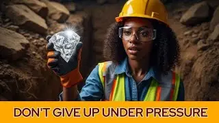 DON'T GIVE UP UNDER PRESSURE, THAT'S HOW DIAMONDS ARE MADE! #christian #motivation #life #viral #yt