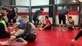 Passing seated guard , the Cut Back to Body Lock pass (mixing smooth pass with tight pass)