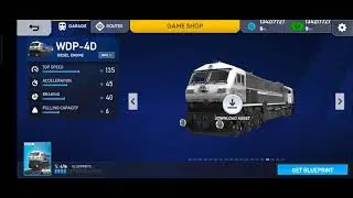 WDP-4D Engine Unlocking Indian Train simulator || Limitless Gamestar ||