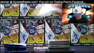 2020 Phoenix Football Card 8 Box Case Break #1   Sports Cards