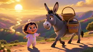 Donkey With Funny Bray 🐴🎶 | Learn Animal Sounds for Kids | Fun Educational Video