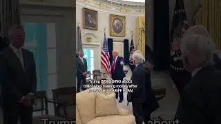Trump BRAGGING about billionaires making money after pausing HIS TARIFF PLAN