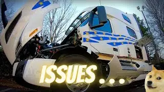 2021 Volvo Semi Truck Maintenance At 36k Miles | Custom LED Neon Underglow Lights Problem FIXED