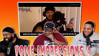 Azerrz-Hit Rap Songs in Voice Impressions 4! | Industry Baby, Off The Grid, Family Ties (REACTION)