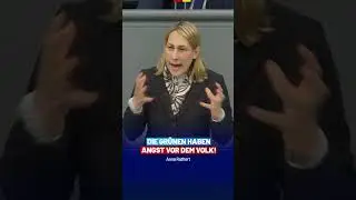 Die Gr&uuml;nen haben Angst vor dem Volk! Anna Rathert - AfD-Fraktion im Bundestag