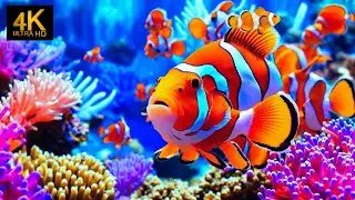 The Best 4K Aquarium &ndash; Soothing Jellyfish & Reef Fish with Sleep Music