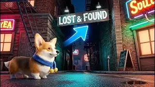 The Magic Postcard | Gigi&rsquo;s Impossible Park Adventure (EP2) #corgi #corgilife #pixarstyle #animation