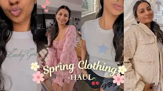 Spring Affordable Clothing Haul 🌸| Spring Fashion 2025, TJ Maxx,  Coquette, Y2K inspired Loungewear