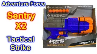 Tactical Strike Sentry X2 Spring Action Ball Blaster Adventure Force
