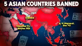 5 ASIAN Countries BANNED Under New 2025 U.S. Immigration Rules