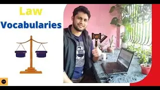 Law Vocabulary In English (Bangla Tutorial) | Easy Law Vocabularies