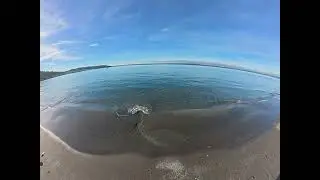 Beach world with relaxing waves sounds