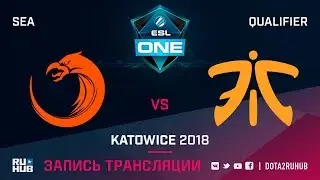 TNC vs Fnatic, ESL One Katowice SEA, game 3 [Mila, LighTofHeaveN]