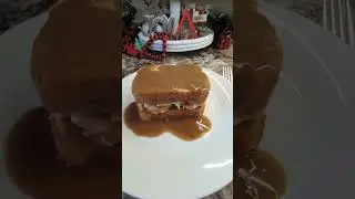 Quick Hot Turkey Sandwich #short #shortvideo #satisfying #viralshort #food #youtubeshort #yummy