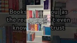 Books where the reader doesn&rsquo;t even know who to trust #booktok #bookrecommendations #fyp