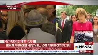 Senator Murkowski Speaks to MSNBC's Garrett Haake on Healthcare