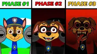 All Phases in New Incredibox Sprunki OC of Chase (Paw Patrol): From Phase 1 to Phase 3!