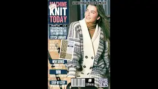 Machine knit today magazine №1 1994 Fashion magazine in english