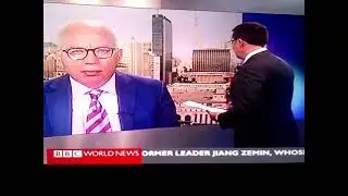 A wrong guest to a wrong program, live on BBC World News: 