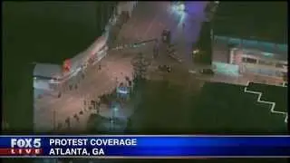 Protests in downtown Atlanta