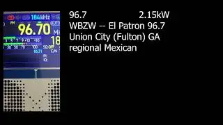 Atlanta FM Radio broadcast band scan - analog FM