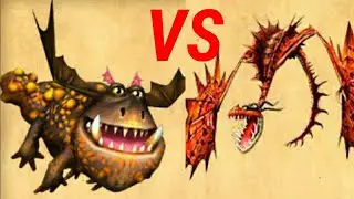 Ascen&ccedil;&atilde;o de Berk: Primeira Luta Gronkell Vc Pesadelo Monstroso!! (deu errado..) #05