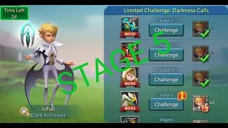 Lords Mobile:Dark Follower Limited Challenge stage 5,F2p,Mighty Play