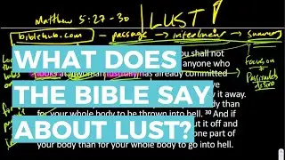 What Does the Bible say about Lust? - Matthew 5:27-30 | Scripture Study
