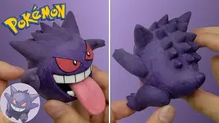 Pokemon Figures Making - Gengar | Clay Art / Pokemon toys