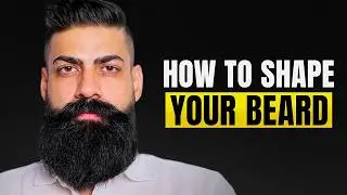 How to Trim Your Beard for a Masculine Jawline | Beard Shaping Tutorial for Men