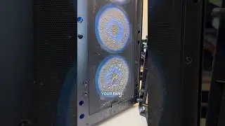 PC Dust Filters Work! #tech #pc #techtips #pcbuild #gamingpc #pcrepair #computerrepair