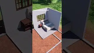 CASA T&Eacute;RREA 5X5M COMPACTA COM 01 QUARTO | #shorts