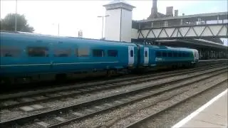 Trains at Hereford Railway Station 28/09/2014