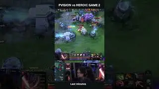 PVISION (Parivision) vs Heroic Game 2 Last Minutes #dota2