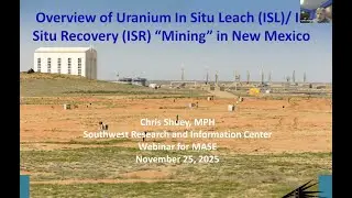 In Situ Leach Uranium Mining Webinar