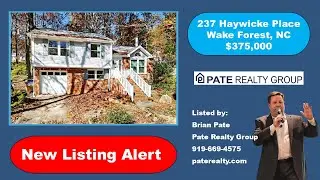 237 Haywicke Place, Wake Forest, NC Listed by Brian Pate, Realtor