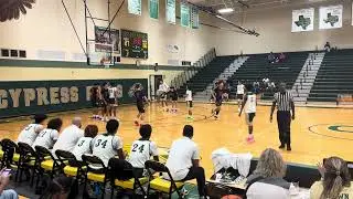 Cy falls 2nd half 