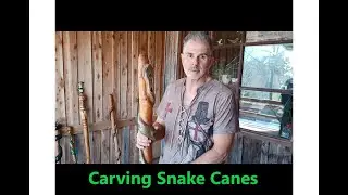 Making Snake canes and walking sticks part 1